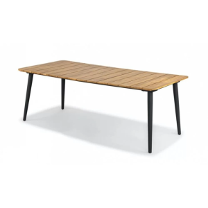 Dining table Eurofar Reims 200 x 100 x 76 Black