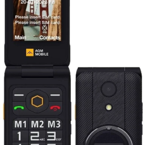 Мобильный телефон AGM Flip M8 4G 8/128GB Black (6934663603992)