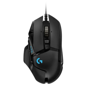 Провідна комп'ютерна мишка Logitech G502HERO з підсвіткою, 11-клавишна, чорна (79428079)